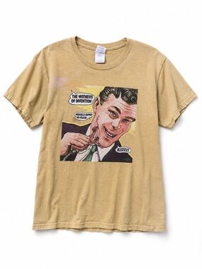 Frank Zappa Mothers of Invention Graphic Tee Distressed Vintage Style Band Shirt